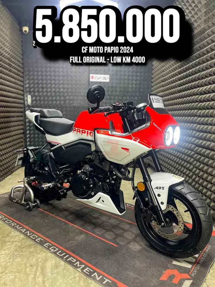 CF MOTO PAPIO ABS 2024 LOW KM 4XXX FULL ORIGINAL LIKE NEW