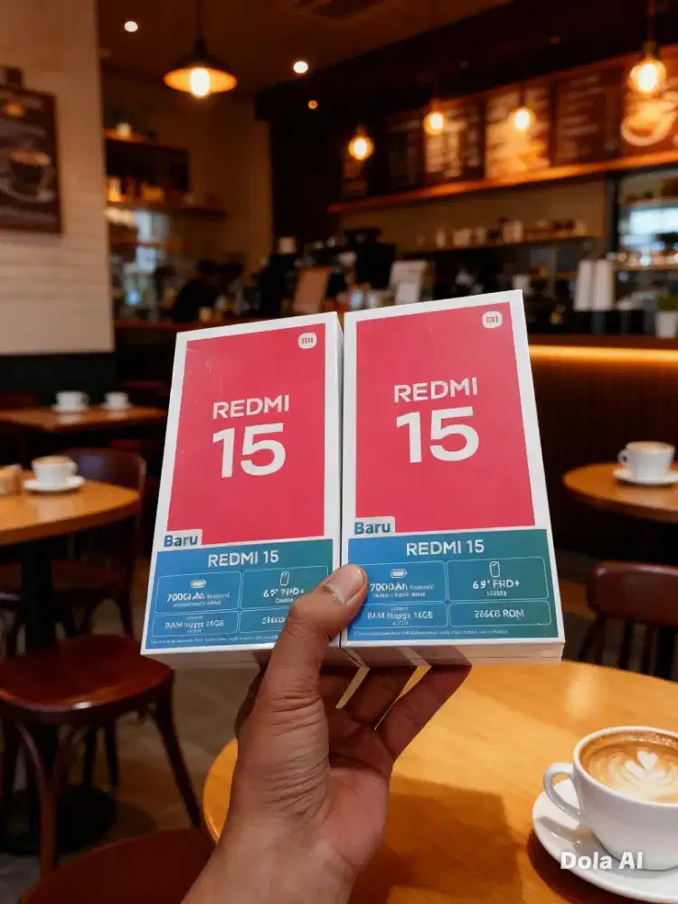 Berminat silahkan WA Xiaomi Redmi 15 NFC 8+8/256 Garansi resmi 15bln