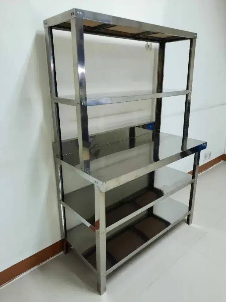 MEJA SUSUN STAINLESS