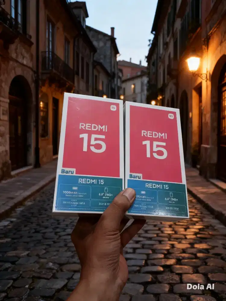 Berminat silahkan WA Xiaomi Redmi 15 NFC 8+8/128 Garansi resmi 13bln