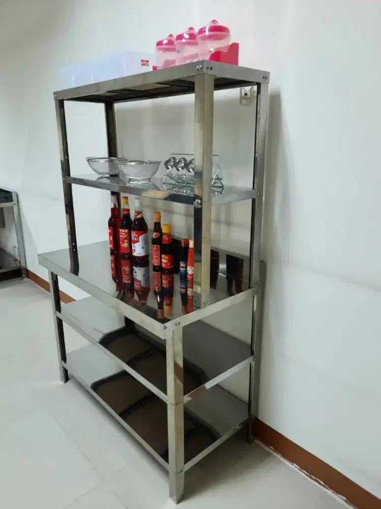 MEJA SUSUN STAINLESS