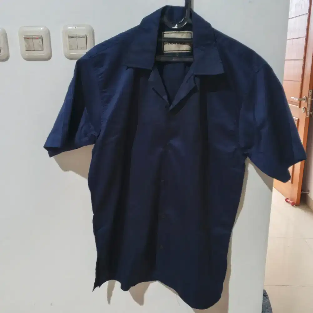 Bowling shirt navy maxius