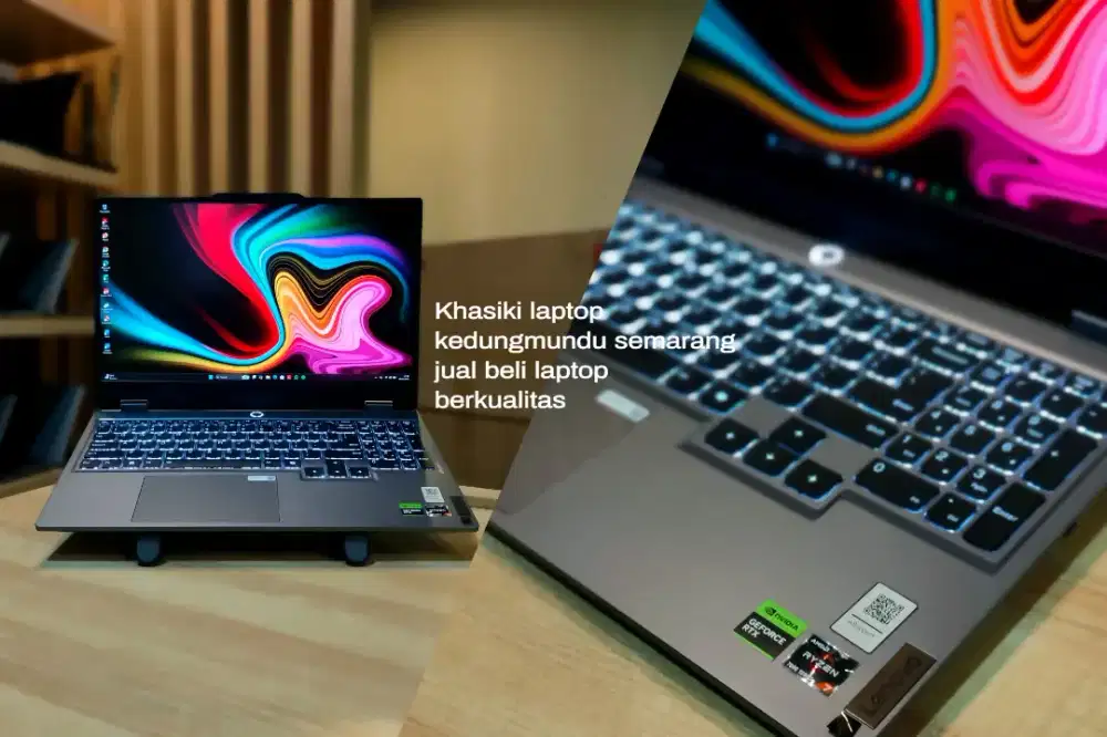 LOQ gaming R7 7435HS RTX4050 6GB gransi 9-2027