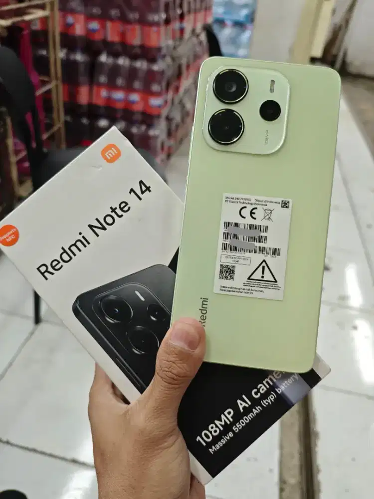 Xiaomi Redmi Note 14 8/128Gb Mulus 97% (Retak sdkt) Garansi Mei26 bsTT