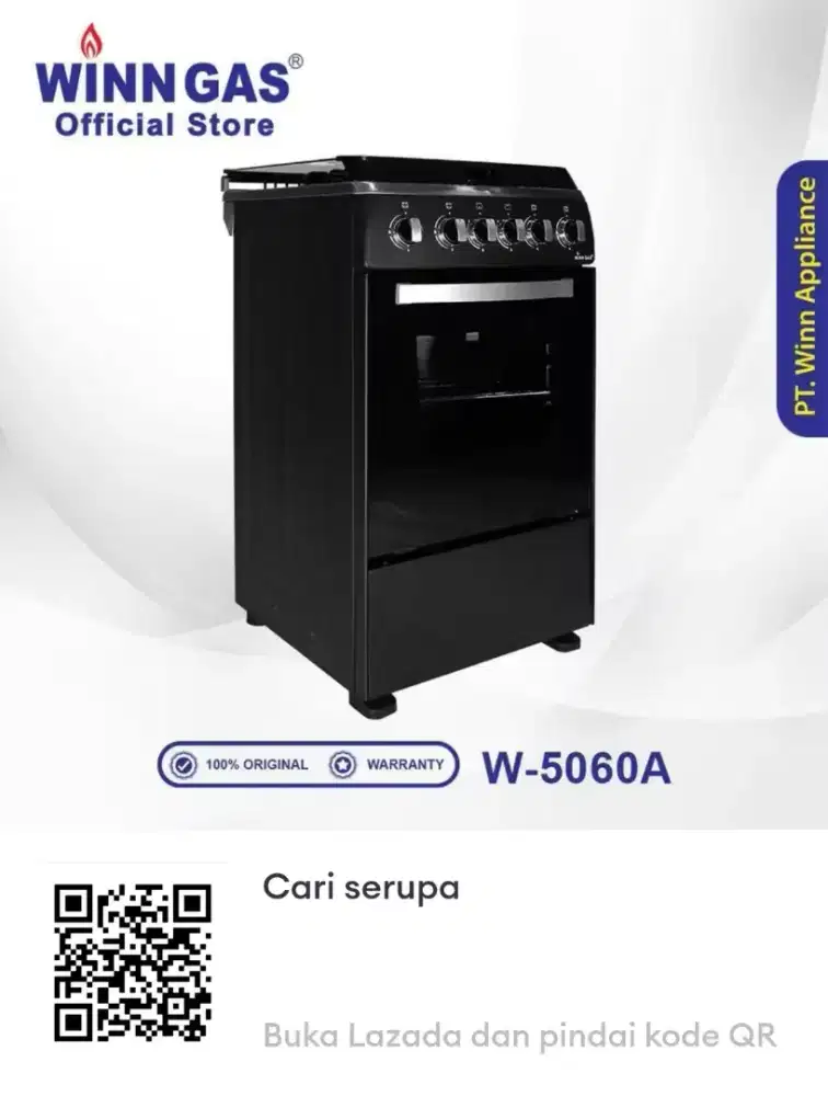 Dijual kompor 4 tungku + oven