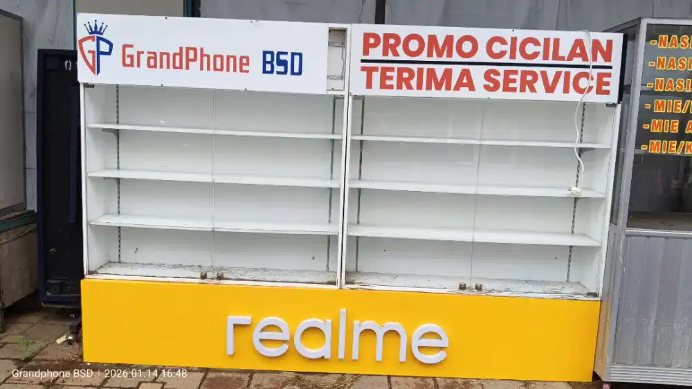 Rak Dinding Hp dan Acc