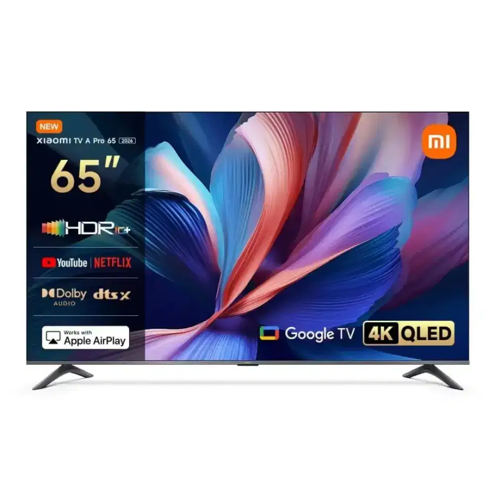 XIAOMI TV A PRO 65 2026 4K QLED 120Hz Game Boost HDR10+ Filmmaker