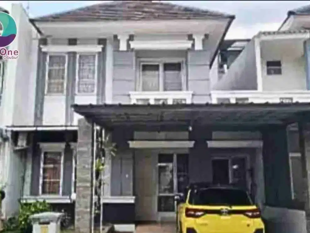 Dijual cepat rumah minimalis modern 2 lantai di kota wisata