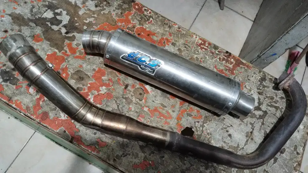 Di jual slincer KNALPOT MEREK DOS dan leheran atau selang knalpot F'U
