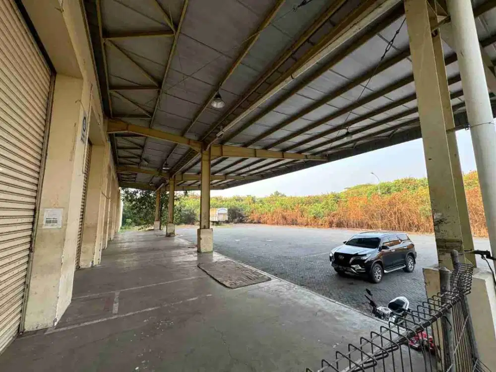 gudang harga menarik dengan tanah yg cukup luas lemah abang cikarang bekasi