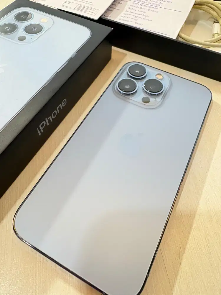 Termurah, dijual cepat!!! iPhone 13pro 256gb blue Sierra ibox
