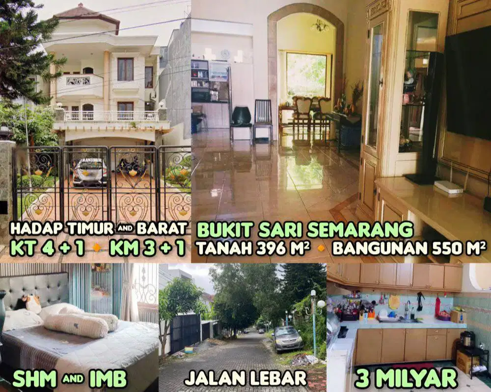 Rumah Bagus Siap Huni Lokasi Bukit Sari Kota Semarang