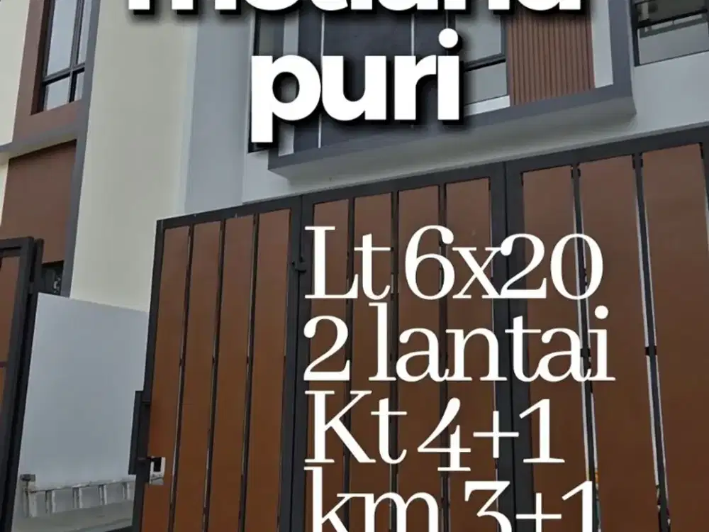 Wilson Brand new rumah uk 6x20 di metland puri