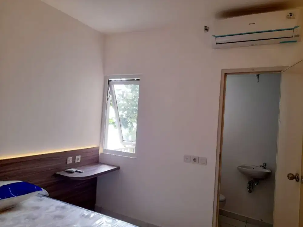 jual cepat apartemen aeropolis dekat bandara soekarno hatta. tangerang banten. full furnish.