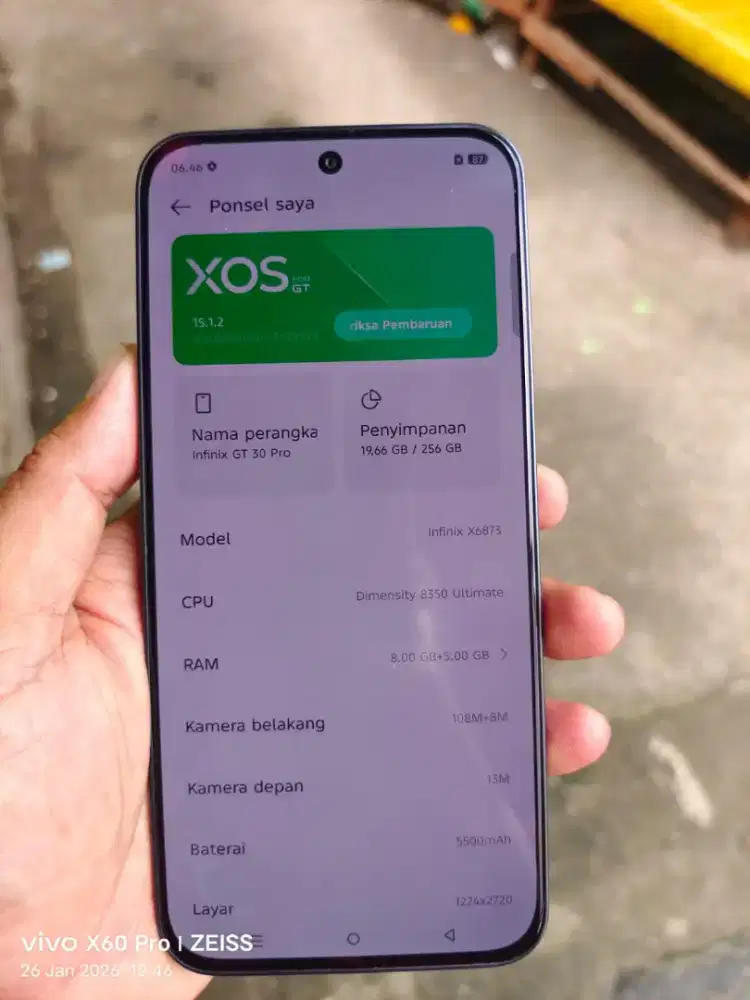 di jual hp infinix GT 30 pro