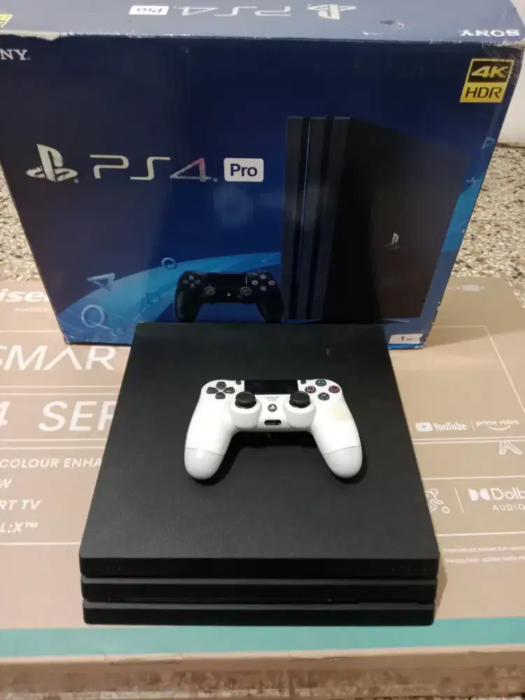 PS4 Pro 4K 1TB Murah Fullgame Fat 12 Slim 9 500GB PS 4 3 Hardisk Bekas