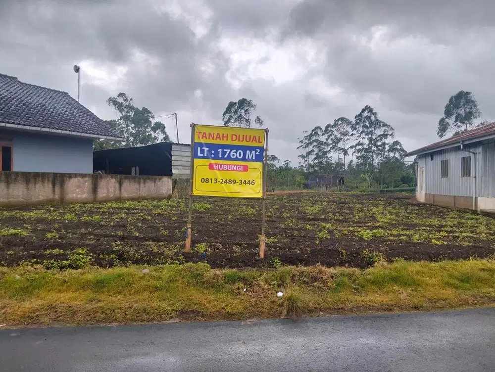 Dijual tanah 1760 m², lokasi strategis dan prospektif