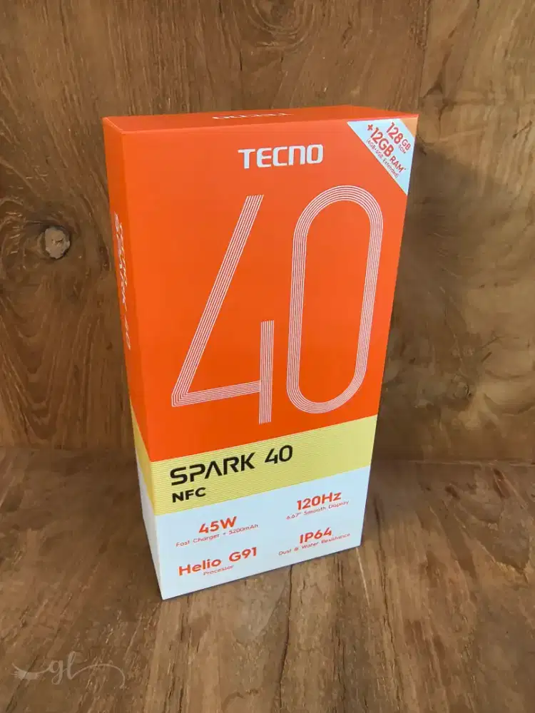 Tecno Spark 40 NFC 6+6/128 baru- open box