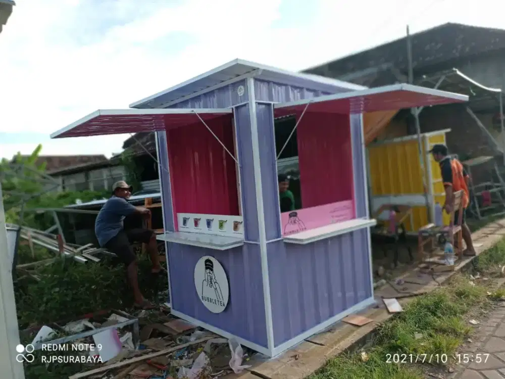Gerobak booth rombong kontainer container umkm