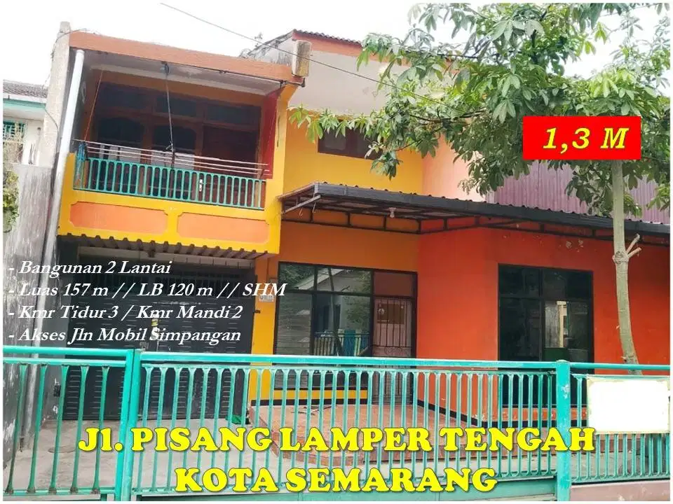 Rumah di Lamper Tengah Semarang (Jl. Pisang)
