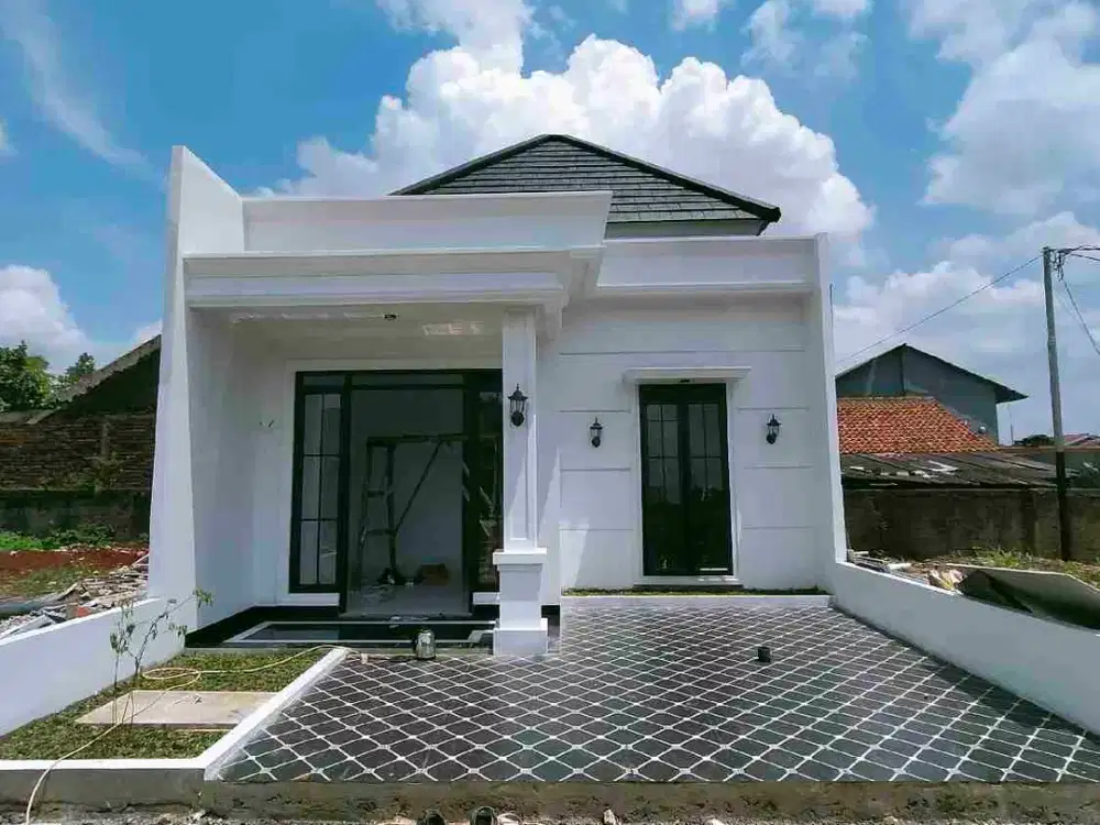 Siap huni sudah free kitchen set dan AC..