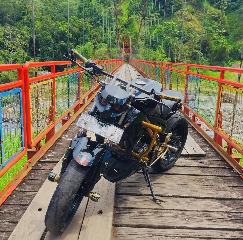 Yamaha Custom Warna Hitam