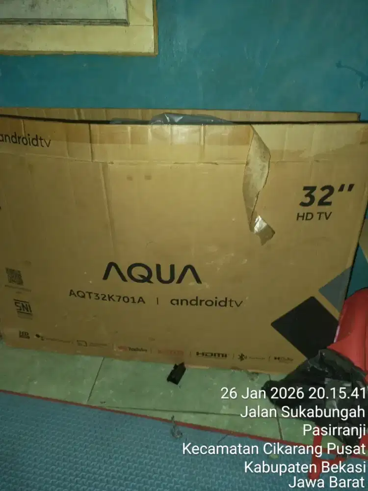 Jual TV LCD rusak retak