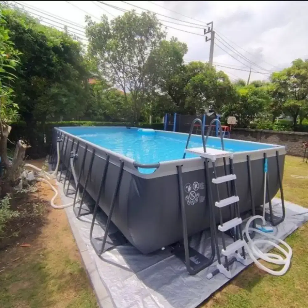 Kolam renang portable UK 9.75x4.88x1.32 terbesar