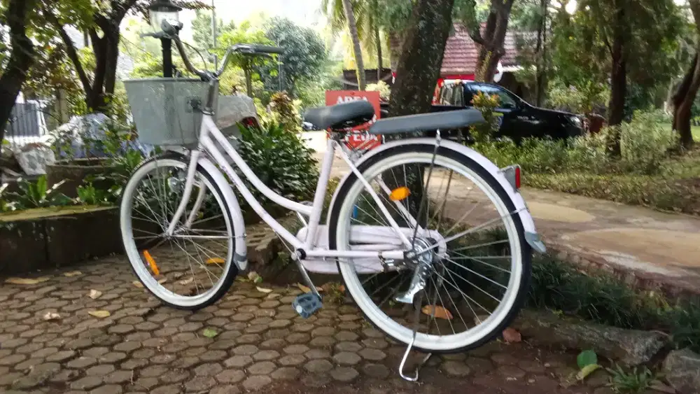 Sepeda keranjang wanita