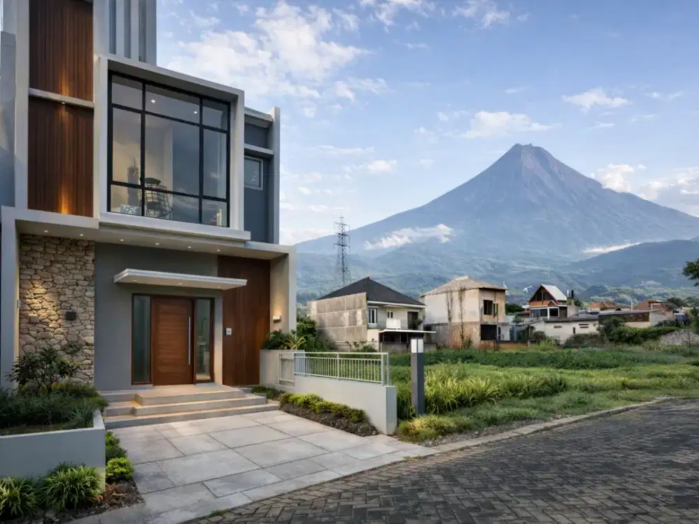 Villa Cantik Furnished Kota Batu Malang, 3 Menit Jawa Timur Park 2 dan Alun-Alun