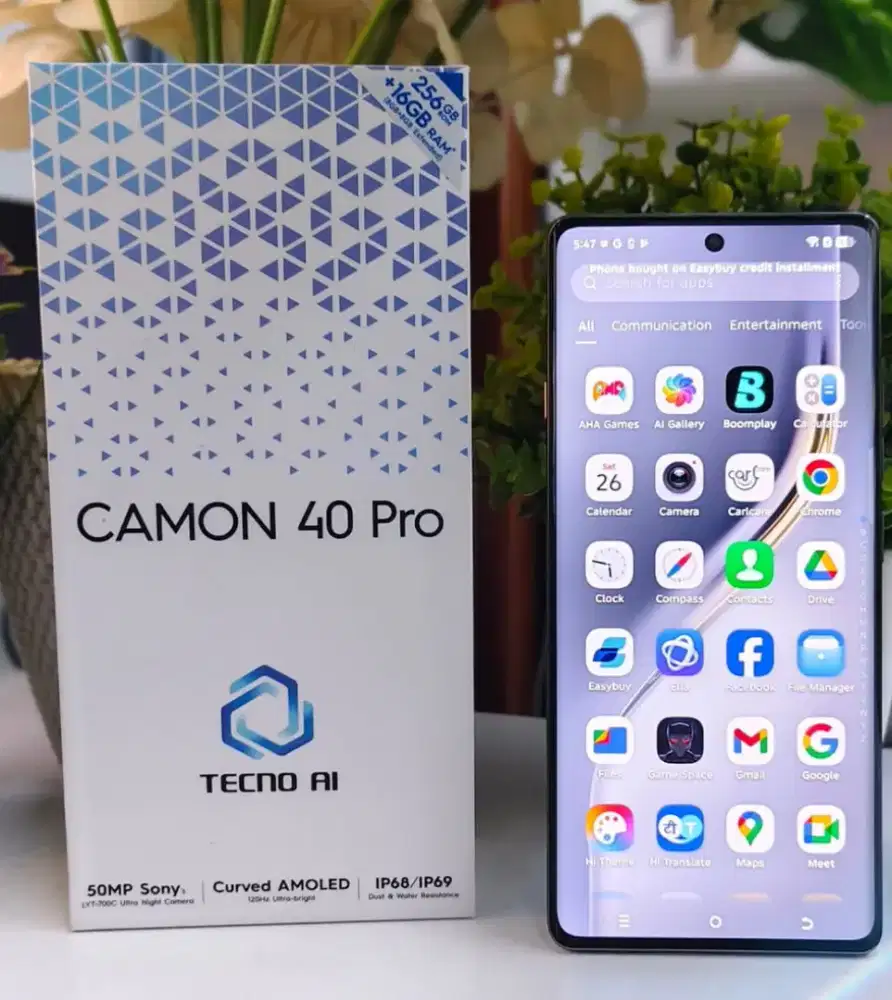 Ready Camon 40 Pro 8/256 GB. Unit baru segel garansi resmi Indonesia