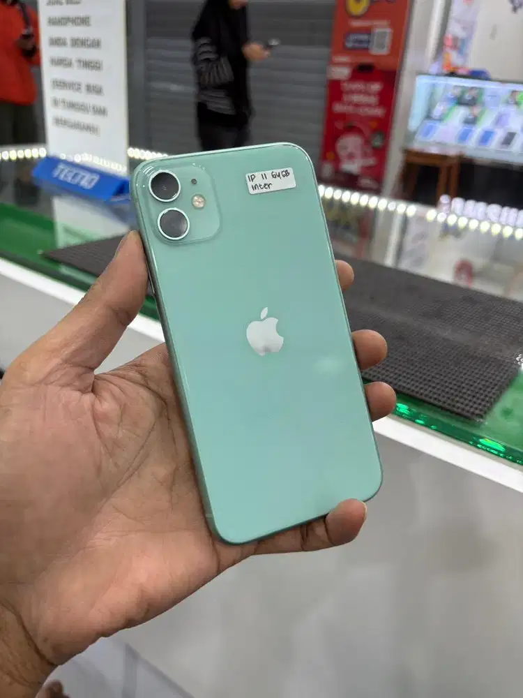 Iphone 11 64gb second ex inter smartfreen only ios masih 16.1.1 langka