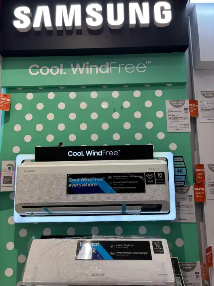 PROMO CREDIT AC SAMSUNG 1/2 PK BUNGA 0% TANPA DP