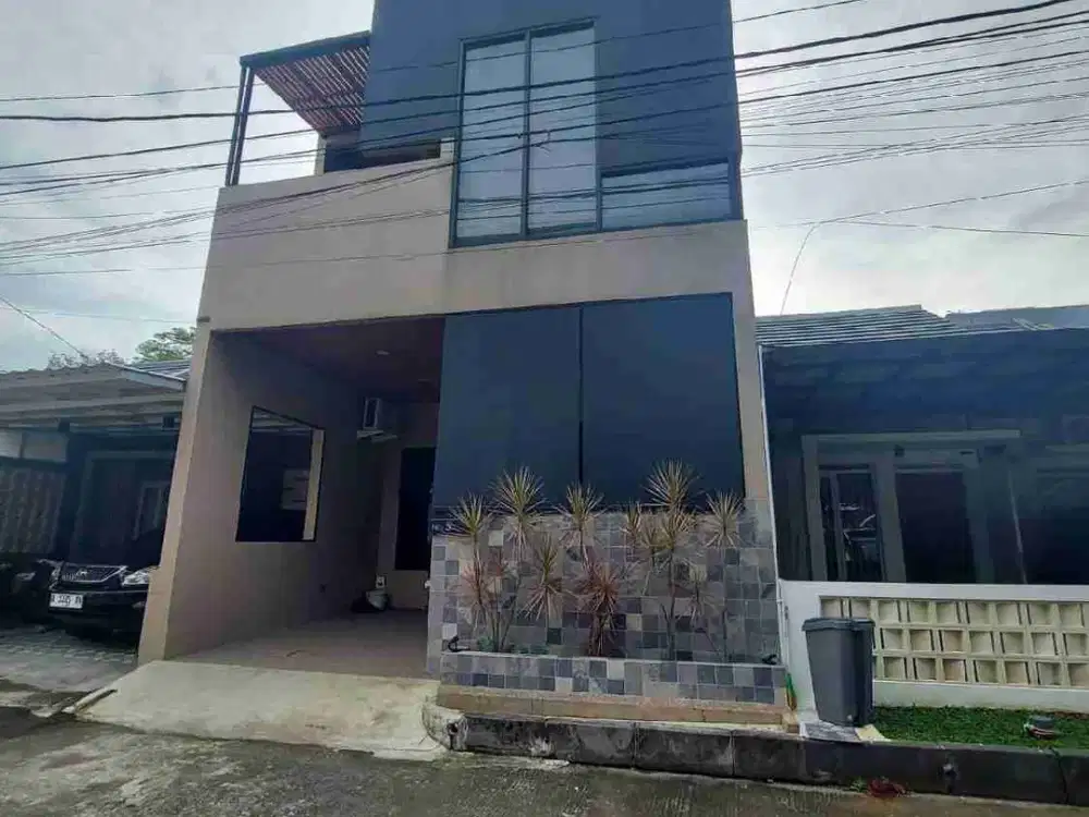 rumah modern full furnished di kamayangan residence antapani