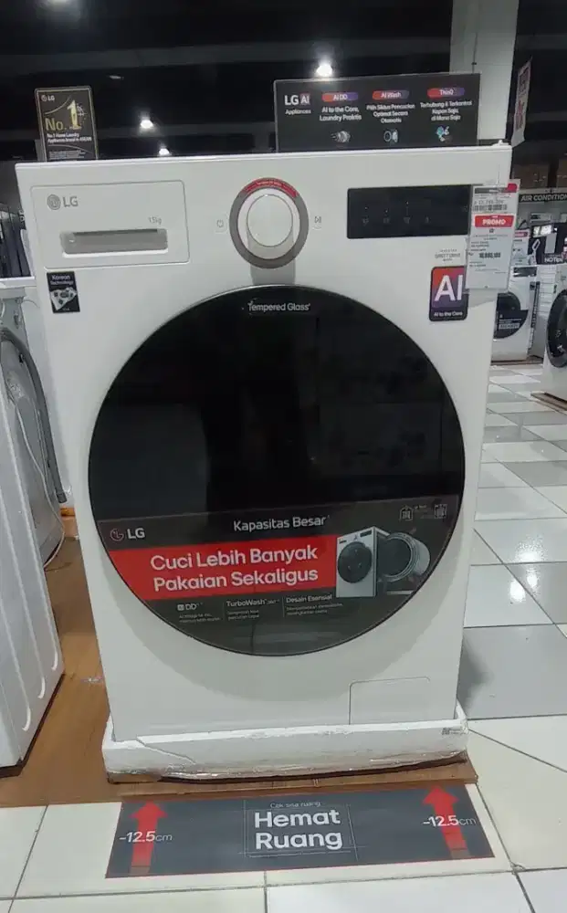 LG W.MACHINE FRONT LOAD 15KG F2515SNEW1