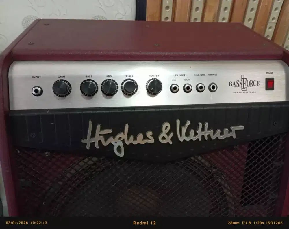 Amply vintage HK Bass force German