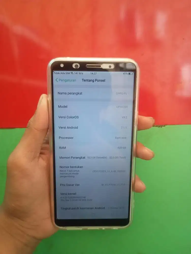 OPPO F5. RAM 4 4g LTE NORMAL