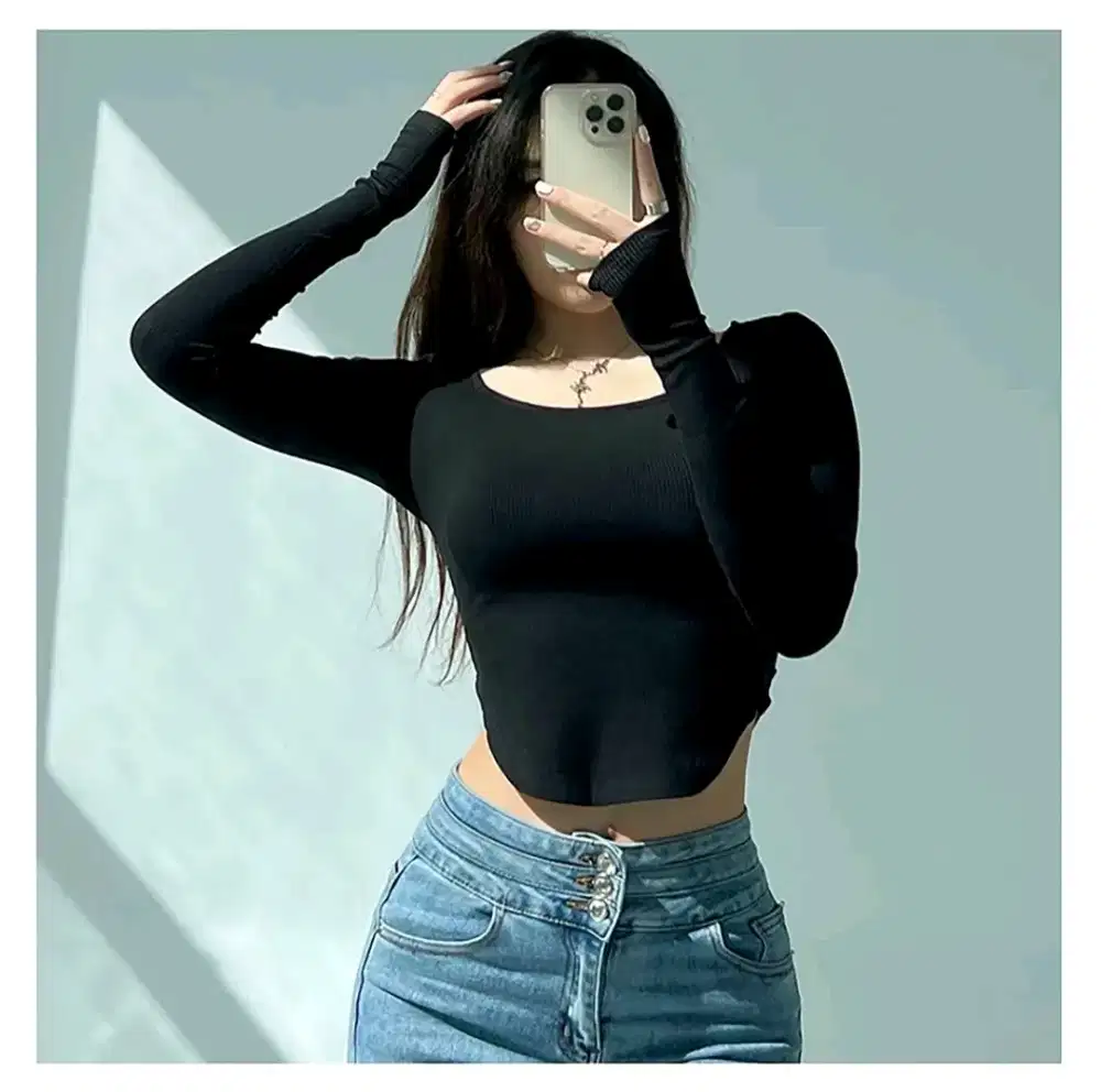 baju crop top di jual cepat