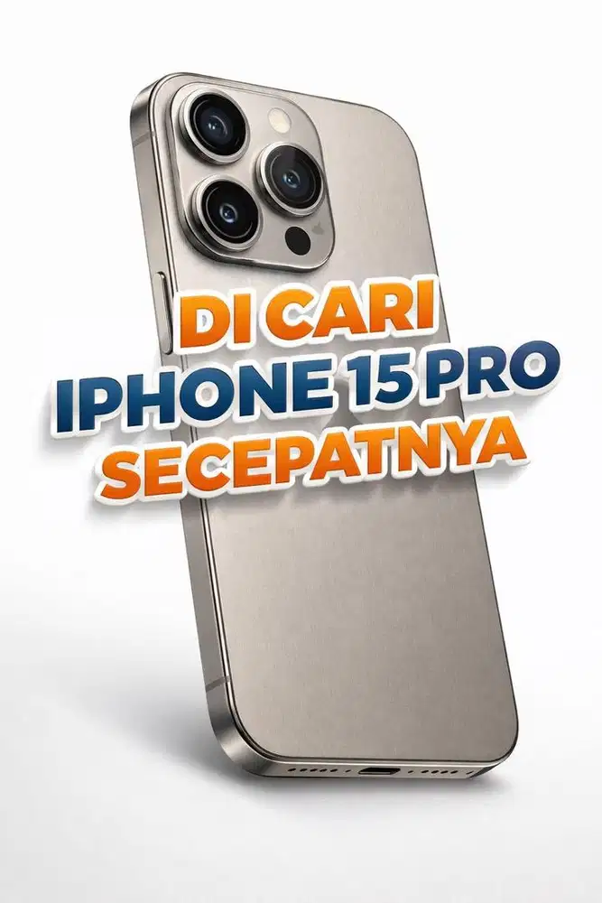 Cari Iphone 15 Pro Secepatnya