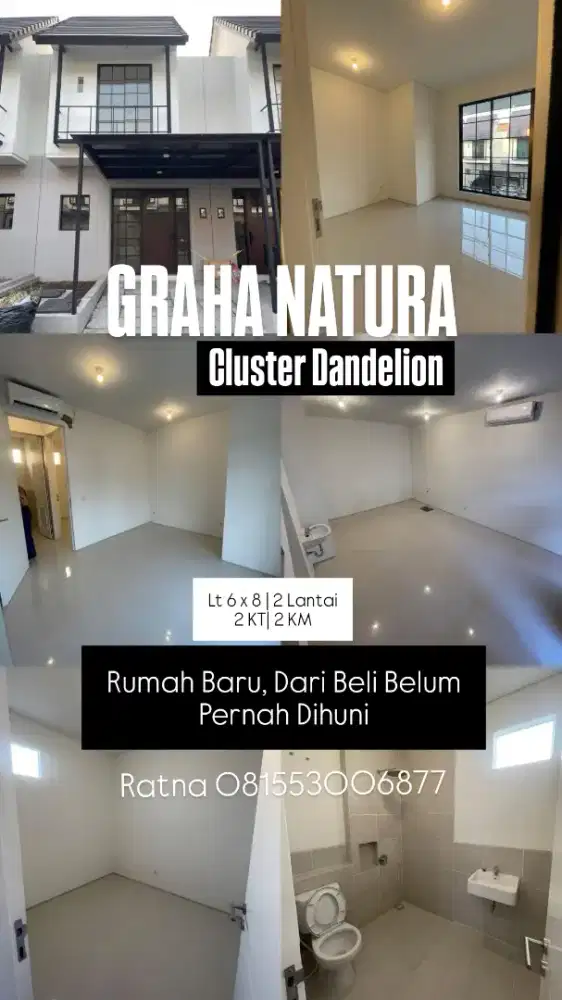 Dijual Rumah Baru di Graha Natura
Cluster Dandelion