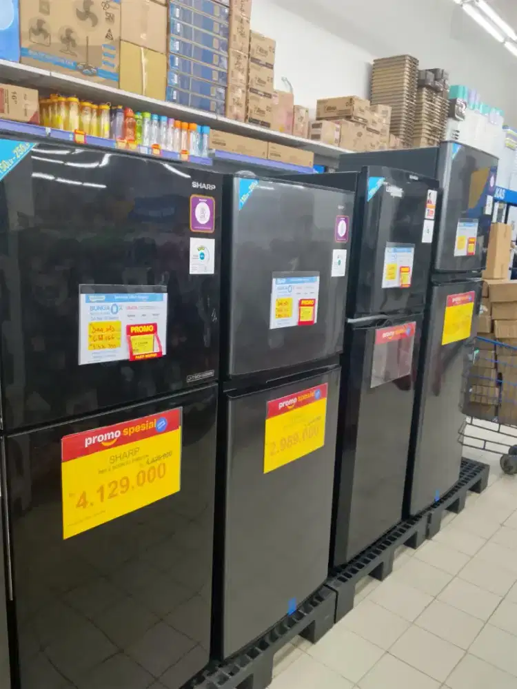 promo cicilan KULKAS cuma pakai ktp tanpa dp free angsuran 1-2×