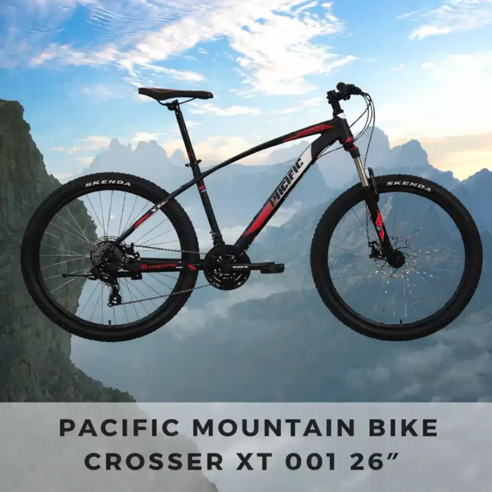 Jual MURAH LIMIT Sepeda MTB gunung downhill Pacific Crosser XT001 2018
