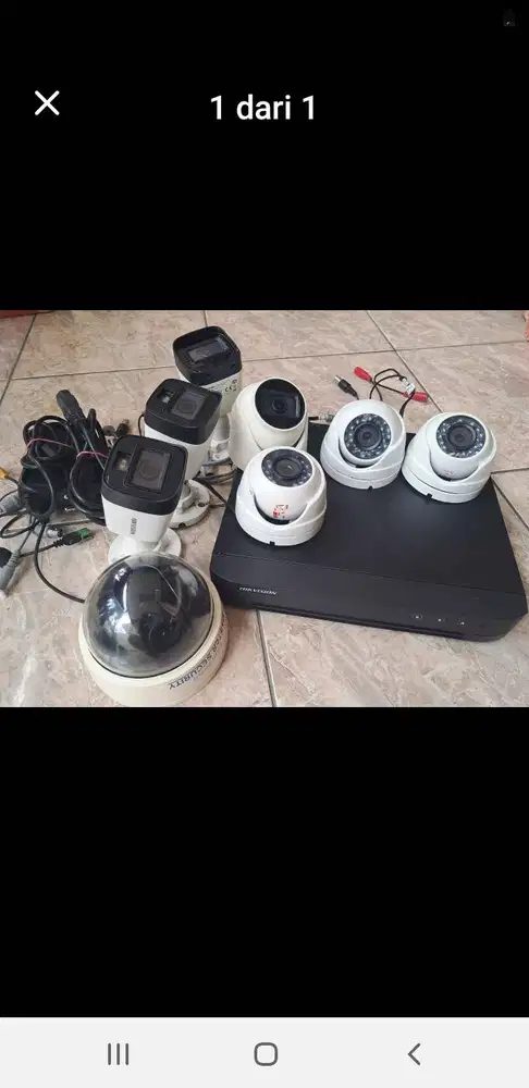Hikvision Dvr 16chanel+8camera+Hardisk 4TB