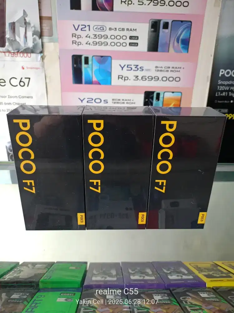 Poco F7 5G 12/512 GB Snapdragon 8s Gen 4 Batre 6500 Garansi Resmi