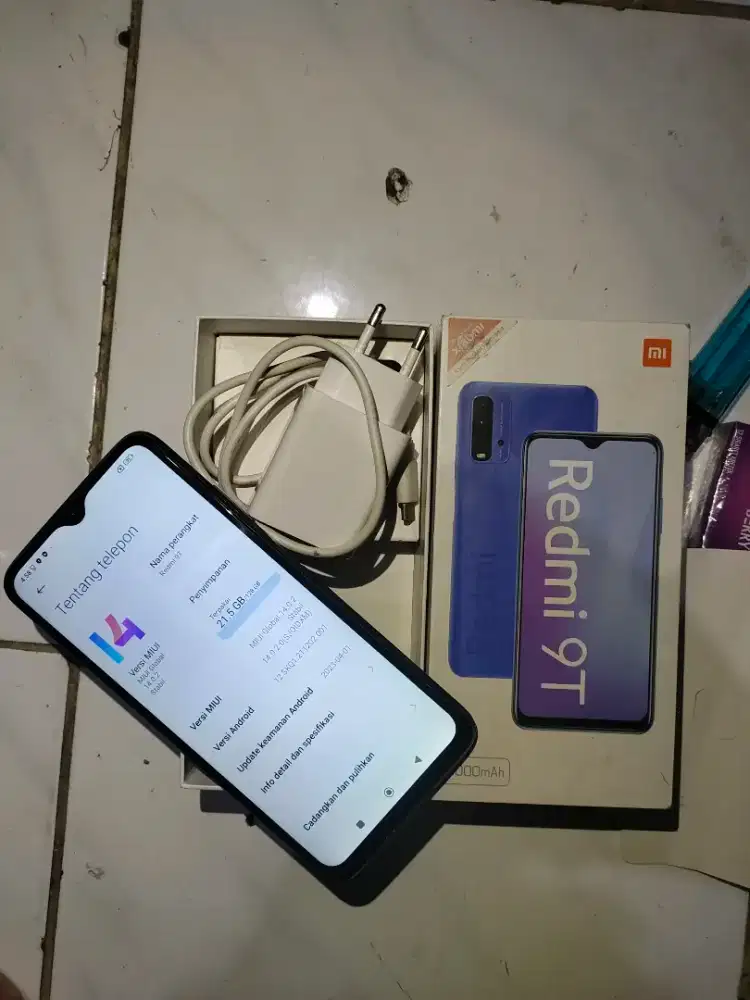 Redmi 9T ram 6/128 fulset