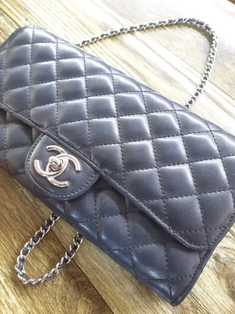 Tas kulit chanel leather klasik