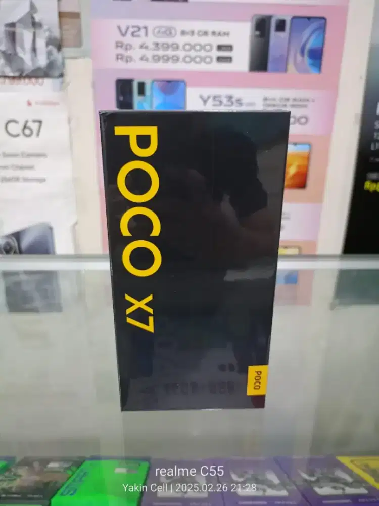 Xiaomi Poco X7 5G 8/256 GB Layar Curved Dimensity 7300 Garansi Resmi
