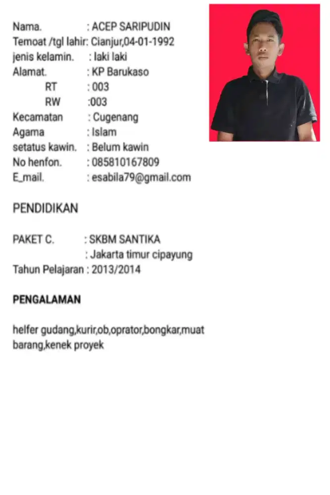 mencari kerja bagian gudang