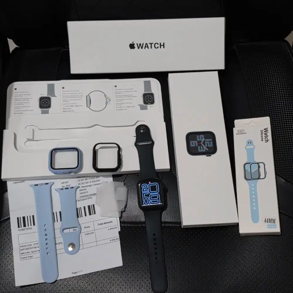 Apple watch se 2 44mm Ibox resmi Like New