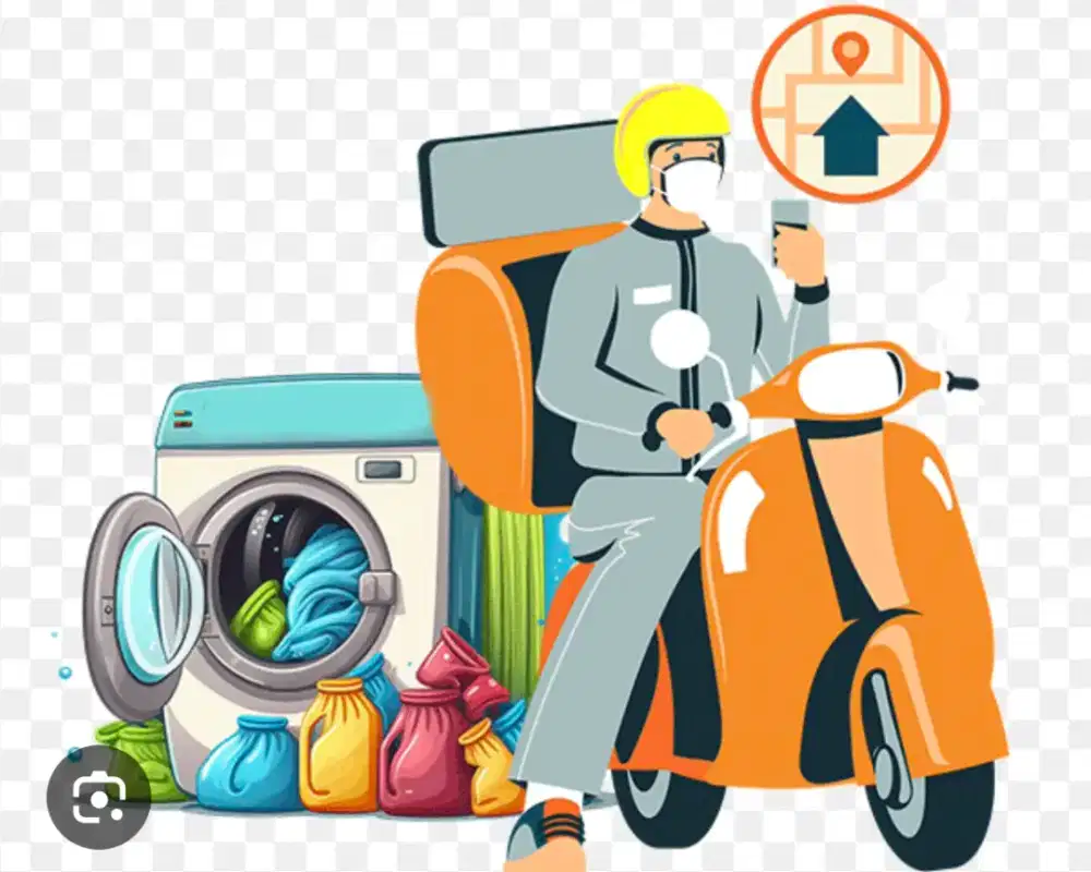 Kurir laundry, wajib memiliki SIM dan kendaraan